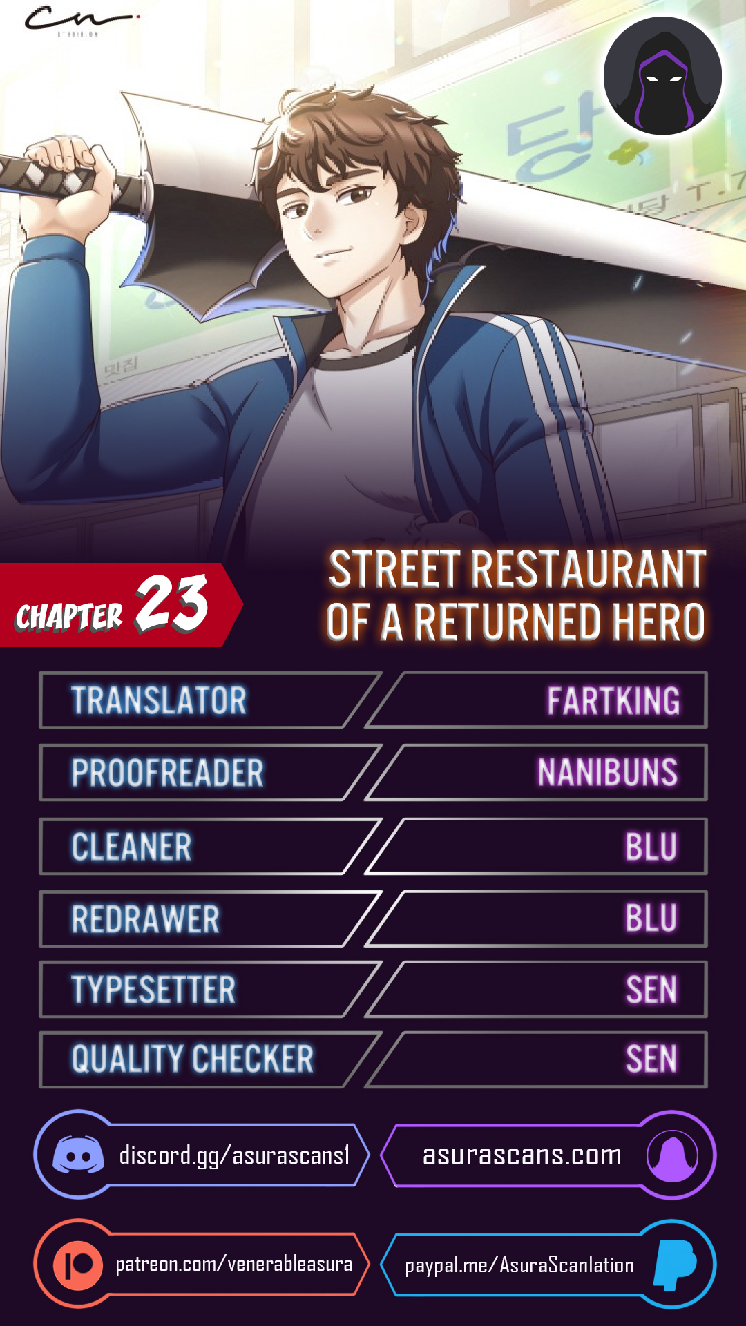 Street Restaurant of a Returned Hero - Chapter 19667 - Image 1