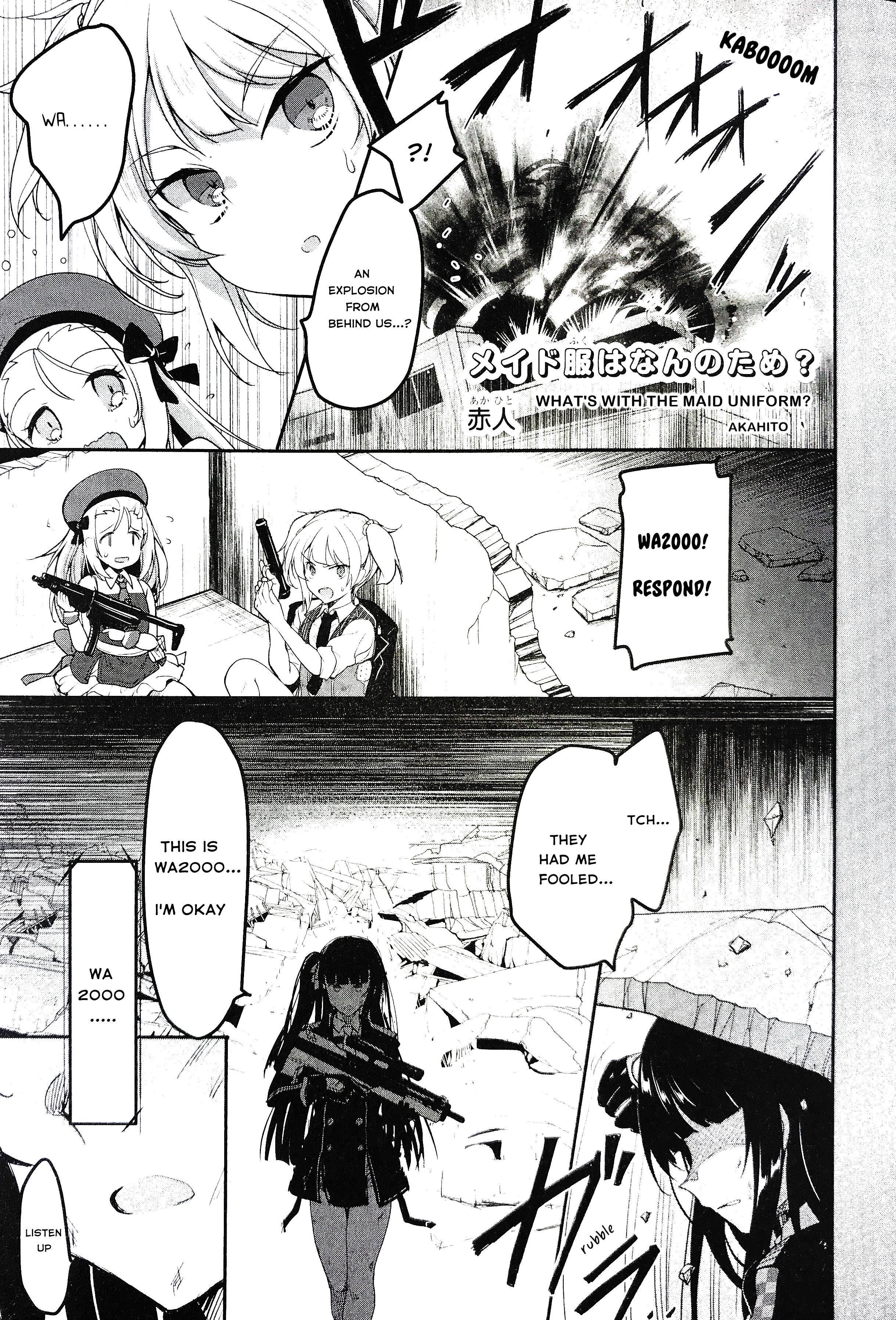 Dolls Frontline Dengeki Comic Anthology - Chapter 37899 - What's with the Maid Uniform? - Image 1