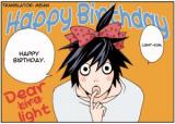 Death Note dj - Happy Birthday Dear Light